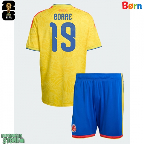 Colombia Rafael Santos Borre #19 Replika Babytøj Hjemmebanesæt Børn VM 2026 Kortærmet (+ Korte bukser)